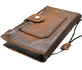 Handmade genuine leather phone case for Galaxy S21, S20 Ultra, Note 20, and more, with zipper and wallet features by DAVISCASE.