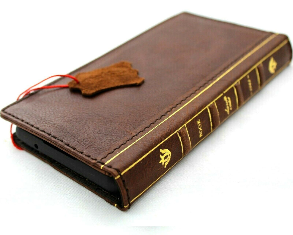 DavisCase genuine soft leather wallet case for Samsung Galaxy S20 FE with Bible design, card slots, wireless charging holder, slim fit.