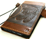Genuine Leather Case Wallet For Apple iPhone 11 12 13 14 15 Pro Max 6 7 8 plus SE 2020 XS Book Vintage Handcraft Eagle Style Credit Card Slots Cover Wireless Full Grain Davis luxury