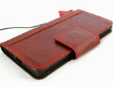 Echtes rotes Lederetui für Samsung Galaxy Note 20 Ultra 5G, Buch-Geldbörse, Magnetverschluss, Kartenfächer, weicher Halter, schlankes Jafo