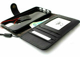 Genuine Black Leather Wallet Case for Google Pixel 5 Book Cards Holder Retro Stand Luxury wireless charging 5G Davis 1948