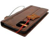 Schutzhülle aus echtem Leder für Apple iPhone 11 Pro, Vintage-Geldbörse, Kreditkartenetui, Buch, Luxus-Halter, schlank, geölt, Jafo, kabelloses Laden
