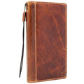 Handmade genuine leather iPhone XS Max case by DAVISCASE with wallet design, soft interior, slim luxury book-style phone cover.