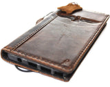 Genuine Leather Case for Google Pixel 6 6a 7 7a 8 pro Book Wallet Book  Retro Stand Luxury Dark Davis 1948 5G Wireless Charging German Cross DE