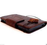 Véritable étui en cuir italien Vintage pour sony Xperia Z5 5 II (2020) portefeuille De livre fait à la main De luxe