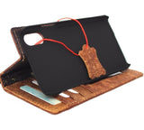 Genuine real leatherfor apple iPhone XS case cover wallet credit holder book tan luxury holder slim davis