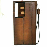 Genuine Leather For OnePlus 9 Pro Wallet Book Vintage Style Credit Cover Wireless Full Grain Davis luxury Art Diy Luxury