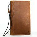 DavisCase genuine leather book wallet case for Samsung Galaxy S20 Plus with card slots, wireless charging holder, tan color.