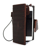 Echtledertasche für Apple iPhone SE 5s 5c Brieftasche Flip Luxus Cover + Riemen