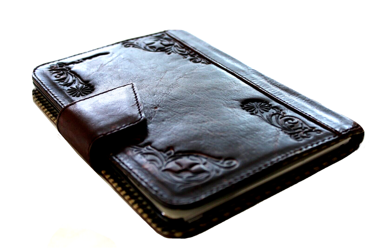 Genuine leather case for Apple iPad Mini 7 6 5 4 3 Pro, handmade with card slots, luxury design by DAVISCASE.