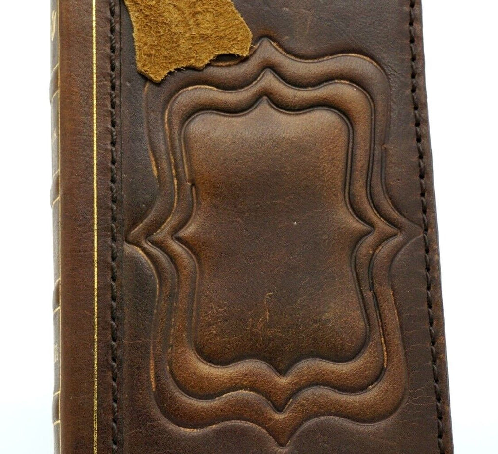 Leather wallet case for iPhone 11-15 Pro Max by DAVISCASE, vintage handcrafted leather cover with card slots and full grain leather design.