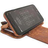 Étui en cuir véritable pour Iphone SE 2 2020, couverture livre portefeuille cartes magnétique mince Davis Classic Art détachable