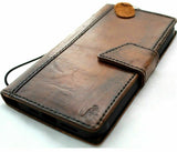Echtes geöltes Leder-Brieftaschenetui für Apple iPhone 11 Cover Credit Holder Book Wireless Charging Vintage Look Slim Magnetic Davis 1948