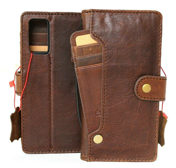 Echtes Leder für OnePlus 9 Pro Brieftasche Buch Vintage Stil Kreditabdeckung Wireless Full Grain Davis Luxus Art Diy Luxus Kartensteckplatz