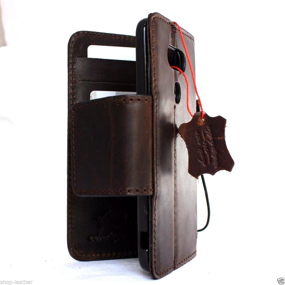 Handmade vintage leather phone case for LG G5, slim pro wallet cover with luxurious craftsmanship.