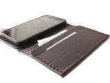 Echtlederhülle für das iPhone 8 Plus, Buch-Brieftaschenhülle im Vintage-Stil, Kreditkartenfächer, luxuriöser Ausweis, weiche Jafo-Halterung