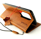 Genuine Leather Case for Samsung Galaxy S20 Ultra book wallet cover Cards Wireless Charging Holder Luxuey Rubber ID Jafo