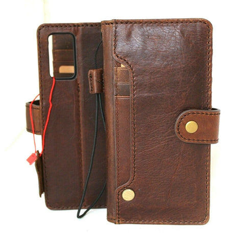 Genuine leather Case for Samsung Galaxy Note 20 Book Soft Wallet Cover Cards Holder Luxury Rubber ID Davis Vintage 5G