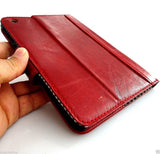 genuine real Leather Bag for apple iPad mini case cover handbag red apple 2 3