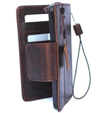 Echtledertasche für Google Pixel Book Wallet, handgefertigt, magnetisch, Retro-Luxus, schlank