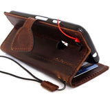 Véritable étui en cuir véritable adapté pour Google Pixel XL Book Wallet fait à la main rétro luxe magnétique IL