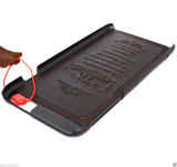 Véritable étui en cuir véritable pour iphone 6s plus couverture 6 + livre portefeuille bande classique affaires mince JP daviscase