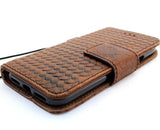 Étui en cuir véritable pour apple iPhone xs rétro couverture portefeuille porte-carte de crédit magnétique amovible détachable de haute qualité livre mince Jafo
