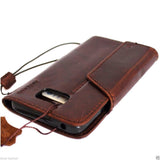 genuine vintage leather Case  for Samsung Galaxy note 5 book wallet luxury cover 5 slim daviscase 3d