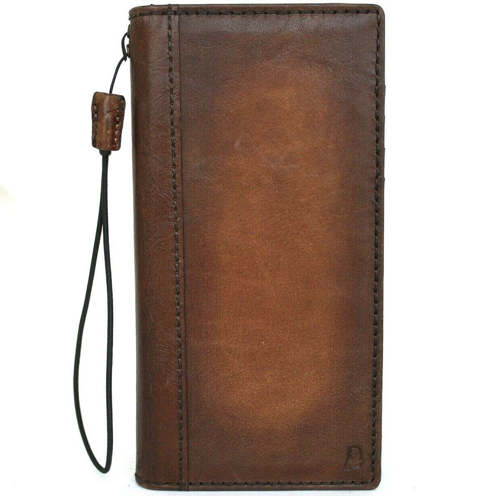 Vintage leather Samsung Galaxy S21 Ultra 5G case with card slots, ID window, rubber stand, and wireless charging compatibility.