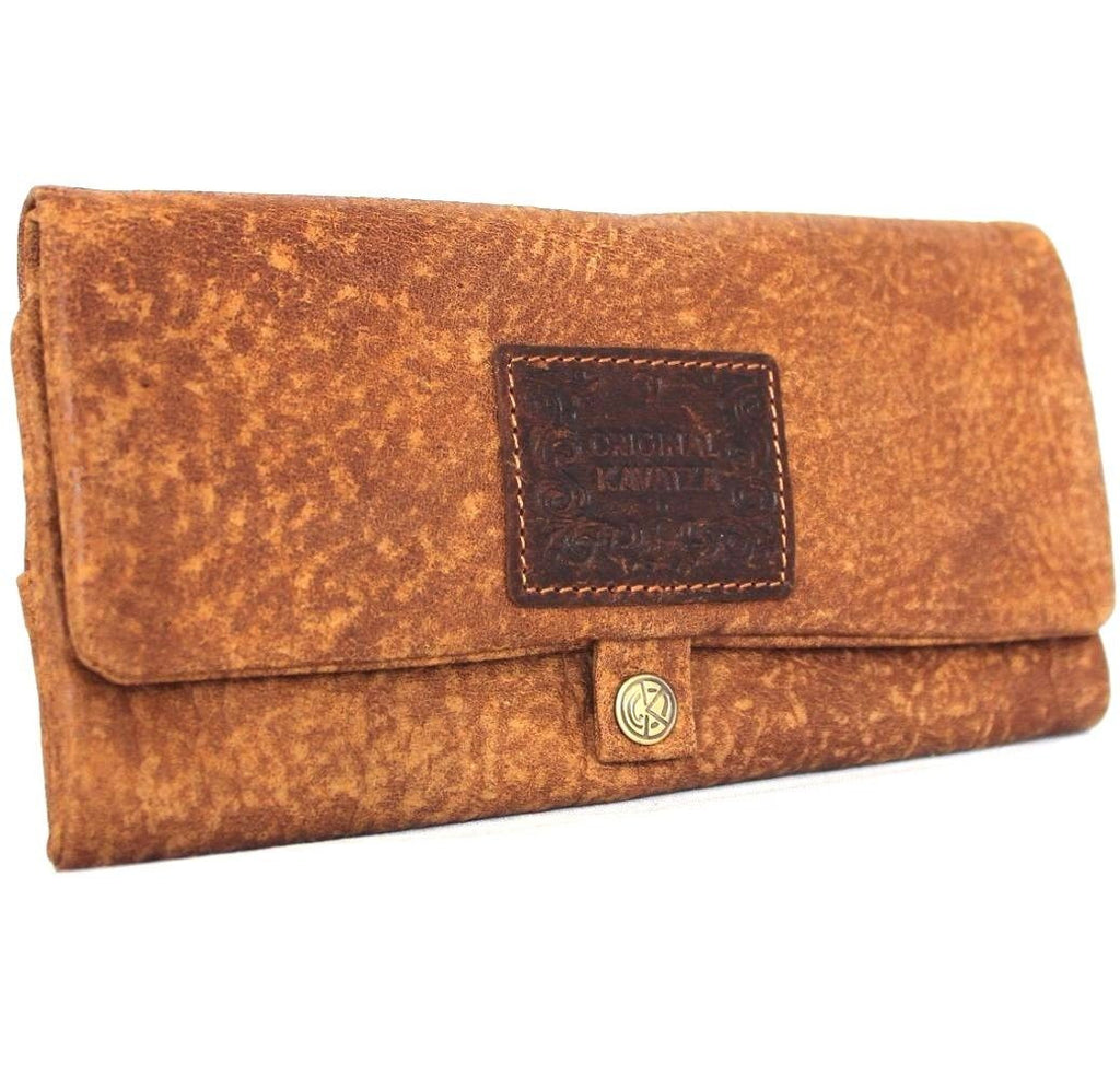 Handmade Leather Tobacco Pouch - Brown