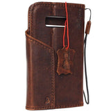 Schutzhülle aus echtem Leder, passend für Samsung Galaxy S8, Buch-Brieftaschen-Cover, 8 Magnetverschluss