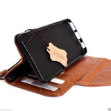 Étui en cuir véritable italien mince pour iphone 6 4.7, couverture de livre, portefeuille, support de carte de crédit