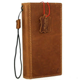 Genuine leather Case for Samsung Galaxy S21 Plus 5G book wallet cover Cards Wireless Tan charging holder luxury rubber ID