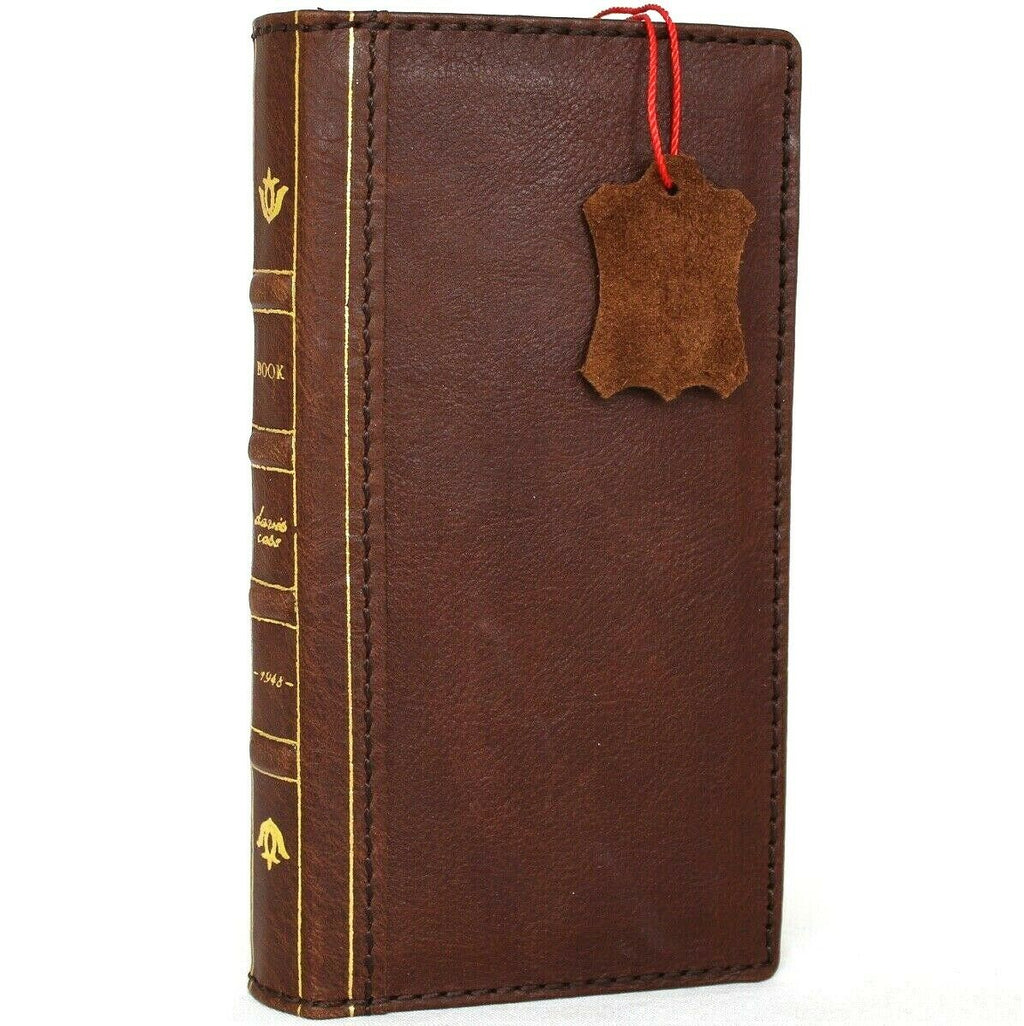 Genuine soft leather Samsung Galaxy S20 FE wallet case with Bible design, card slots, wireless charging holder, slim rubber protection.