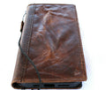 Handmade DAVISCASE leather phone case for iPhone and Galaxy models, vintage full grain leather, wallet-style with credit card slots.