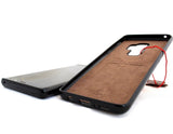 Étui en cuir véritable vintage pour Samsung Galaxy S9 Plus, support magnétique en caoutchouc souple, fentes pour cartes Jafo