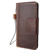 Echte Echtledertasche für Huawei Mate 20 Pro, Buch-Geldbörse, handgefertigt, magnetisch, Retro-Luxus, kabelloses Laden, IL