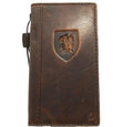 Genuine leather Google Pixel 7 Pro case by DAVISCASE, fold book wallet style with stand feature in dark retro leather.