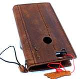 Genuine Real Leather Case for Google Pixel 2 Book Wallet Handmade Retro Luxury IL slim Davis