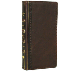 Genuine Leather Case for Samsung Galaxy S21 Ultra 5G book wallet cover Cards wireless charging ID window Bible Design luxury rubber stand Jafo