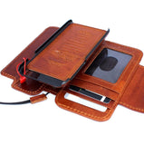 Véritable cuir véritable iPhone 6 6s étui magnétique détachable couverture portefeuille porte-crédit livre amovible