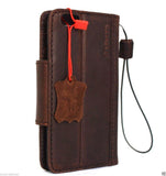 Echtes italienisches Leder iPhone 6 6s Safe Case Cover mit Brieftasche, Kredithalter, sicher, magnetisch