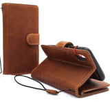 Genuine real leather for apple iPhone XS case cover wallet credit holder magnetic book lite Removable detachable designed holder slim soft Jafo 48 studio