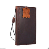 genuine leather fit LG Nexus 5 google Case book wallet handmade slim cover daviscase