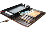 Étui en cuir véritable pour Google Pixel 6 6A 7A 7 8 Pro Book Wallet Ston Wash Retro Stand Luxe IL Davis 1948 5G Retro Bible Rustique Chargement sans fil