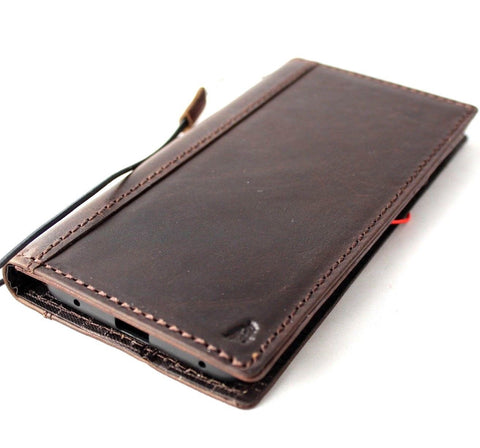 Genuine Real Leather Case for for Huawei Mate 20 Pro Book Wallet Handmade Retro Luxury wireless rubber holder