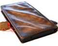 Handcrafted genuine leather phone case for iPhone models, vintage style with card slots, crafted by DAVISCASE.