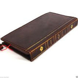 Genuine REAL leather iPhone 7 classic case cover bible wallet credit holder book luxury thin 1940 DavisCase