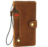 Genuine Tan Leather Case for Samsung Galaxy Note 20 Ultra 5G book wallet handmade rubber credit cards holder cover wireless charger DavisCase