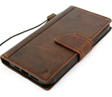 Genuine Leather Wallet Case For Apple iPhone 11 Pro Max Cover Credit Cards Holder Wireless Charging ID Window Book Vintage Style Strap Davis